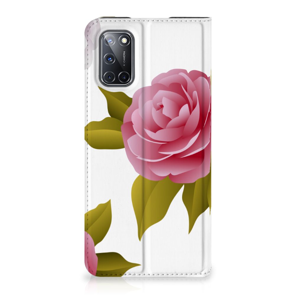 OPPO A52 | A72 Smart Cover Roses - B2C Telecom