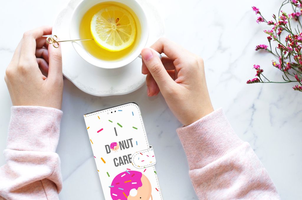 Samsung Galaxy A23 Book Cover Donut Roze