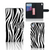 Sony Xperia Z3 Telefoonhoesje met Pasjes Zebra