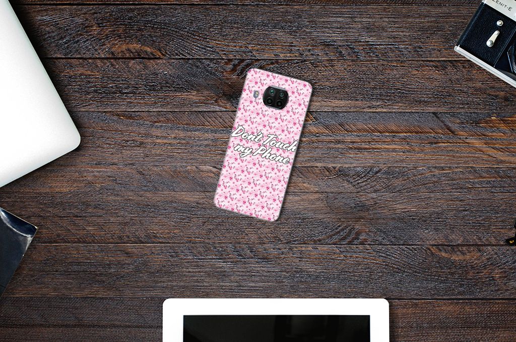 Xiaomi Mi 10T Lite Silicone-hoesje Flowers Pink DTMP