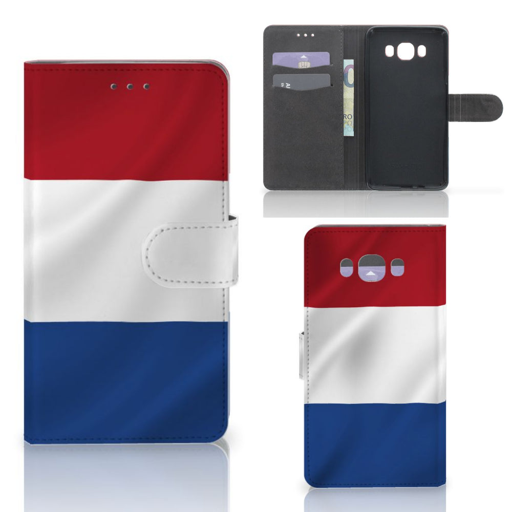 Samsung Galaxy J7 2016 Bookstyle Case Nederlandse Vlag