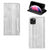 Apple iPhone 11 Pro Max Book Wallet Case White Wood