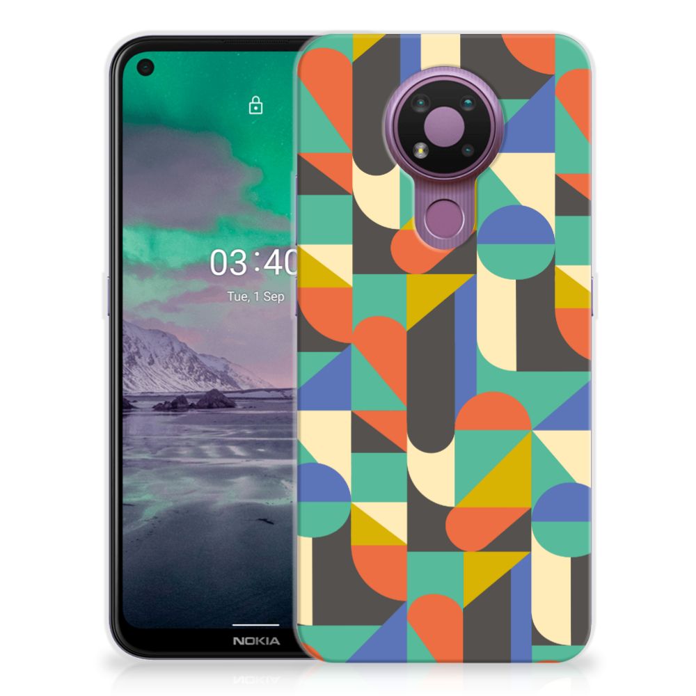 Nokia 3.4 TPU bumper Funky Retro