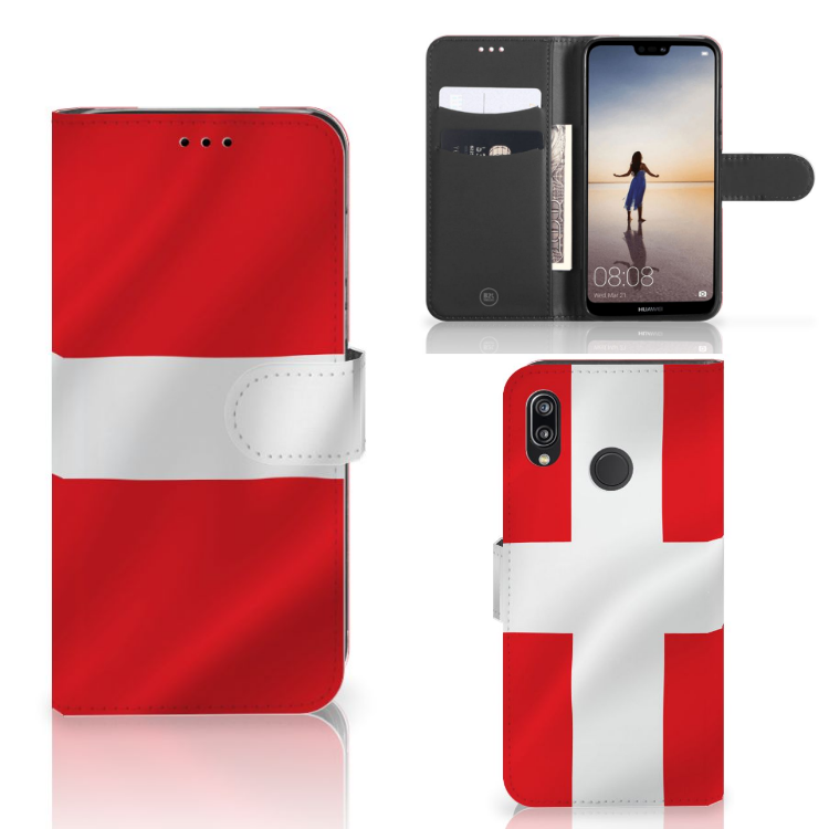 Huawei P20 Lite Bookstyle Case Denemarken