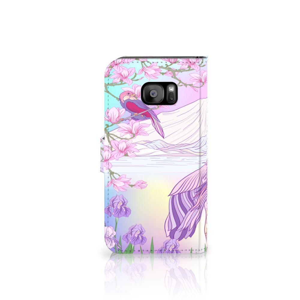 Samsung Galaxy S7 Edge Telefoonhoesje met Pasjes Bird
