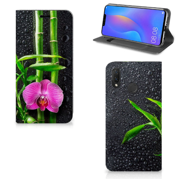 Huawei P Smart Plus Smart Cover Orchidee