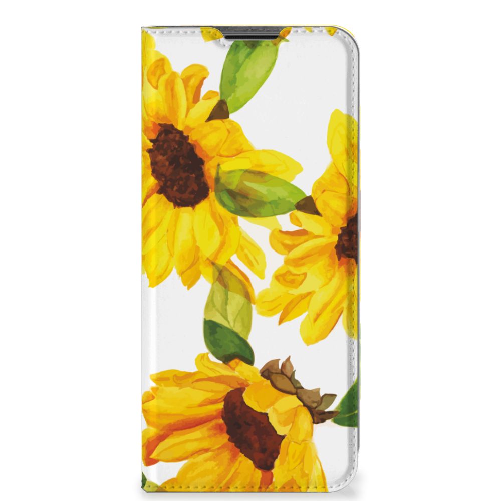 Smart Cover voor Nokia G50 Zonnebloemen - B2C Telecom
