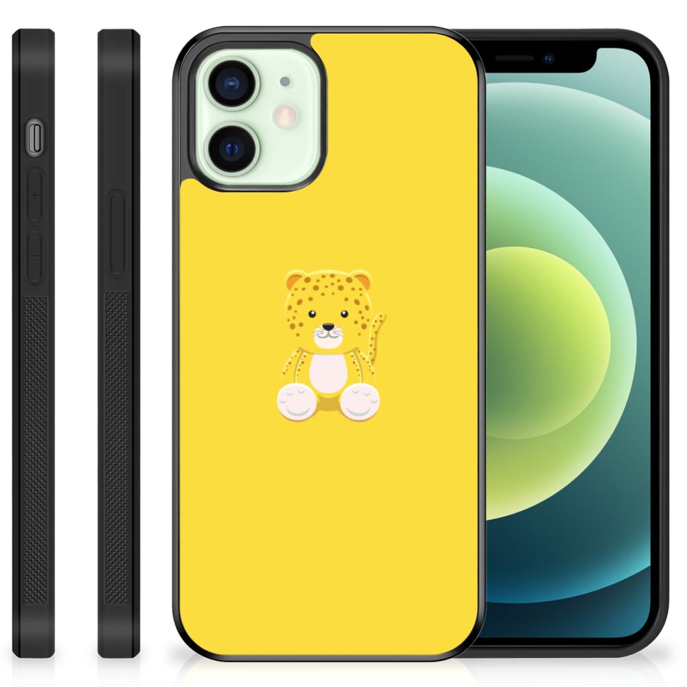 iPhone 12 Mini Bumper Hoesje Baby Leopard B2C Telecom