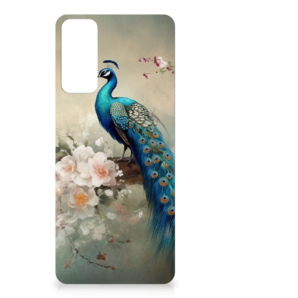 Back Cover voor Samsung Galaxy S20 Vintage Pauwen