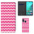 Samsung Galaxy A40 Hoesje met Magneet Waves Pink