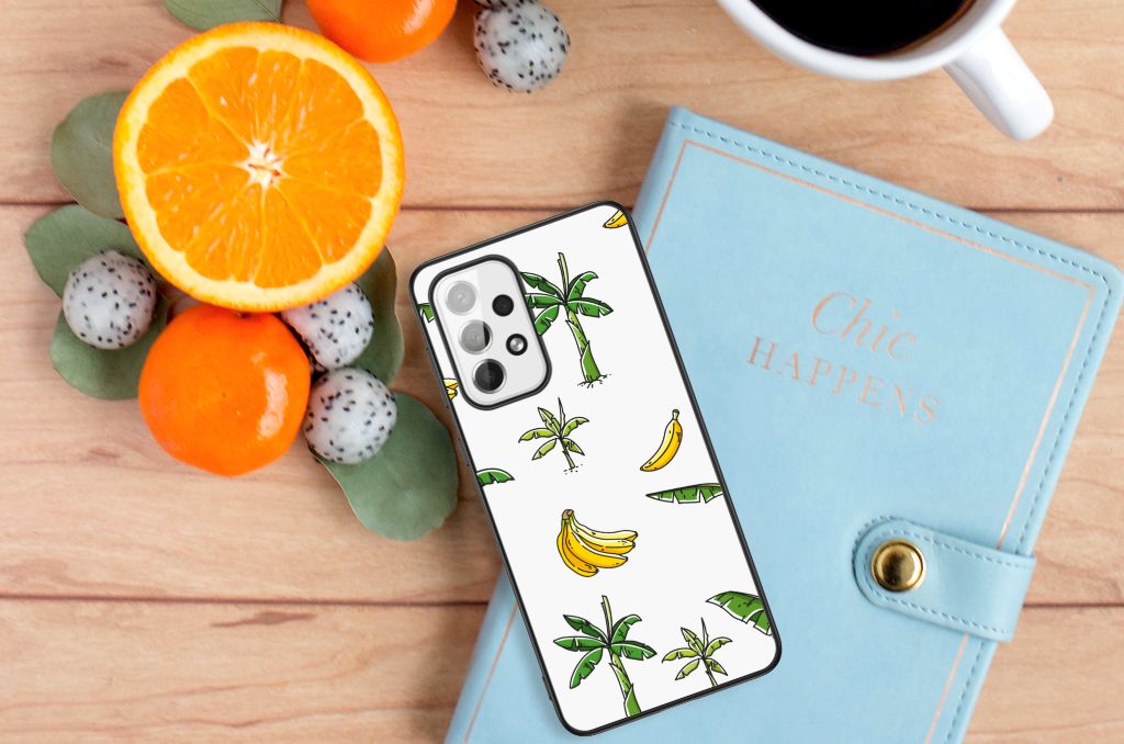 Samsung Galaxy A73 Bloemen Hoesje Banana Tree B2C Telecom