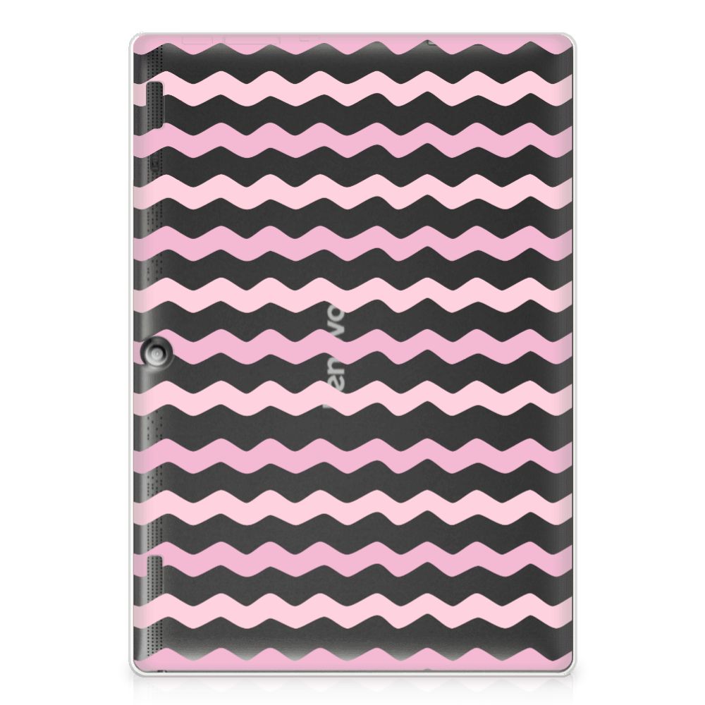 Lenovo Tab 10 | Tab 2 A10-30 Hippe Hoes Waves Roze - B2C Telecom