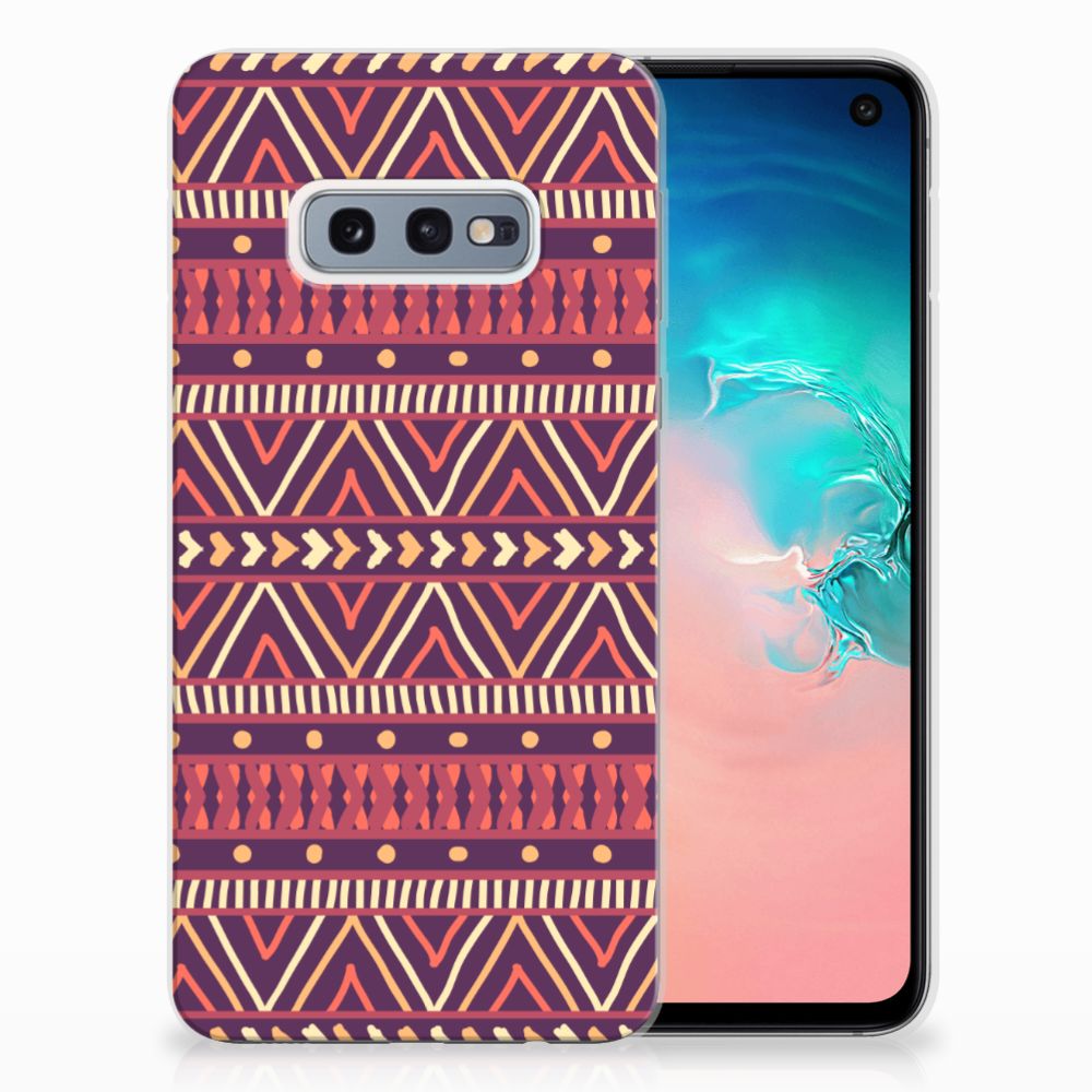 Samsung Galaxy S10e TPU bumper Aztec Paars