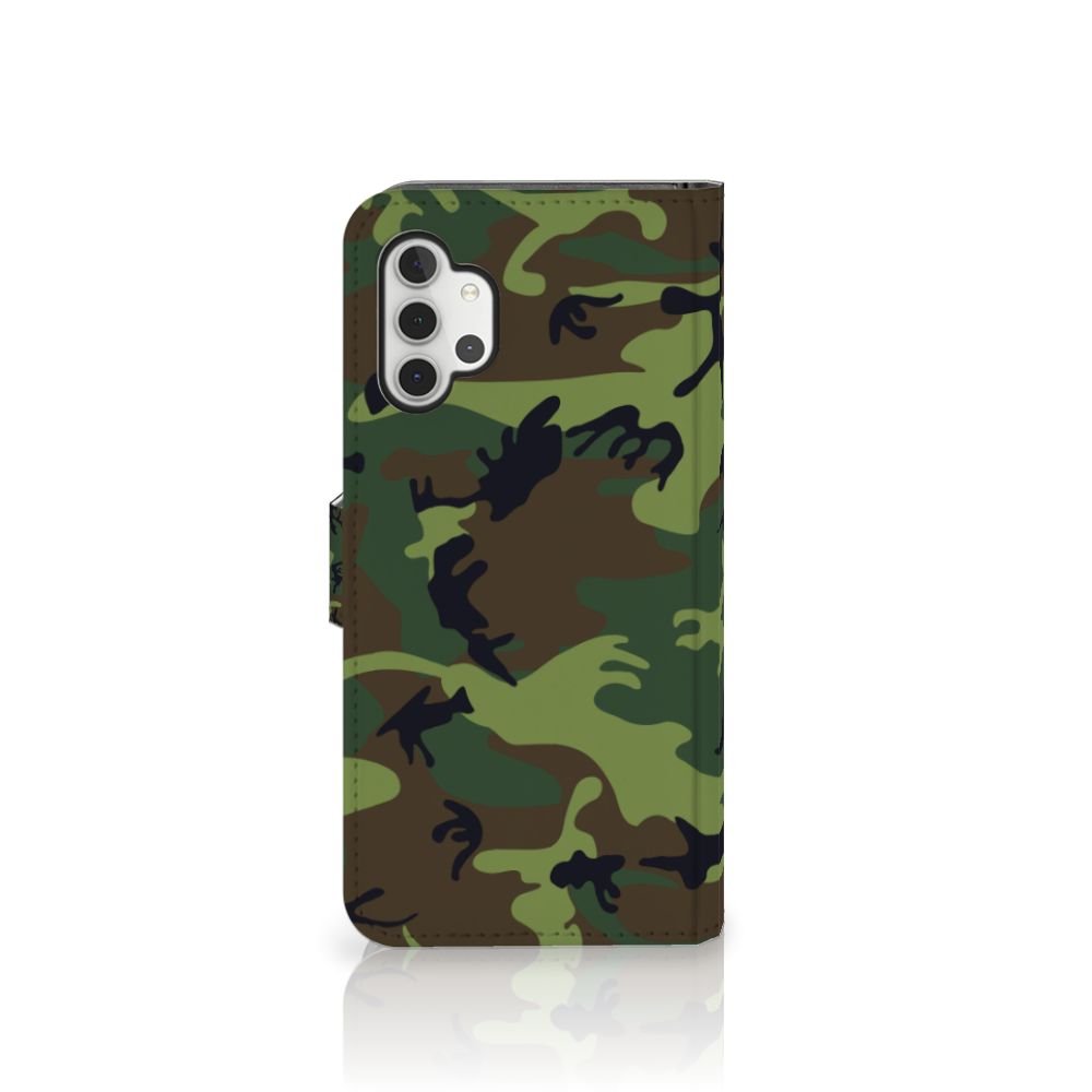 Samsung Galaxy A32 5G Telefoon Hoesje Army Dark