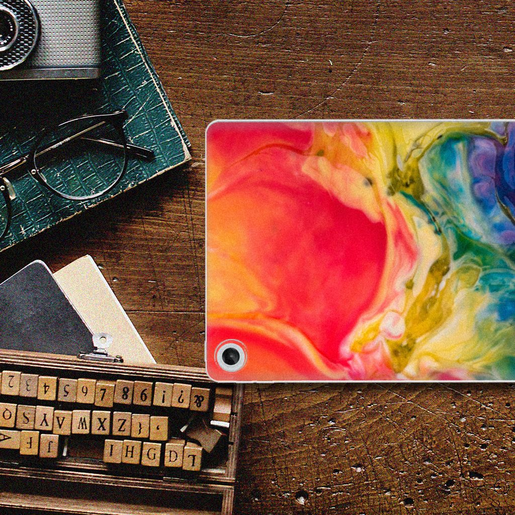 Tablethoes Lenovo Tab M10 Plus (3e generatie) Watercolor Dark - B2C Telecom