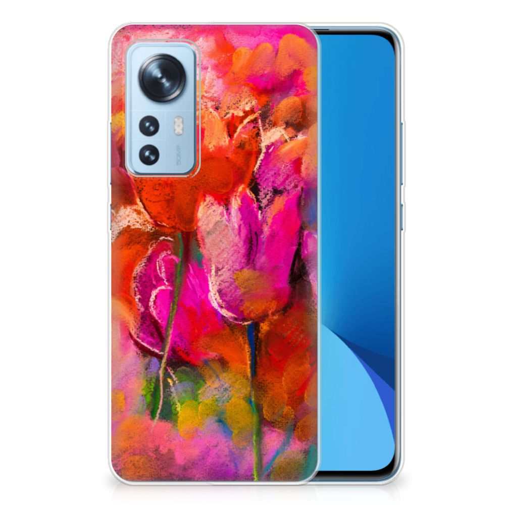 Hoesje maken Xiaomi 12 | 12X Tulips