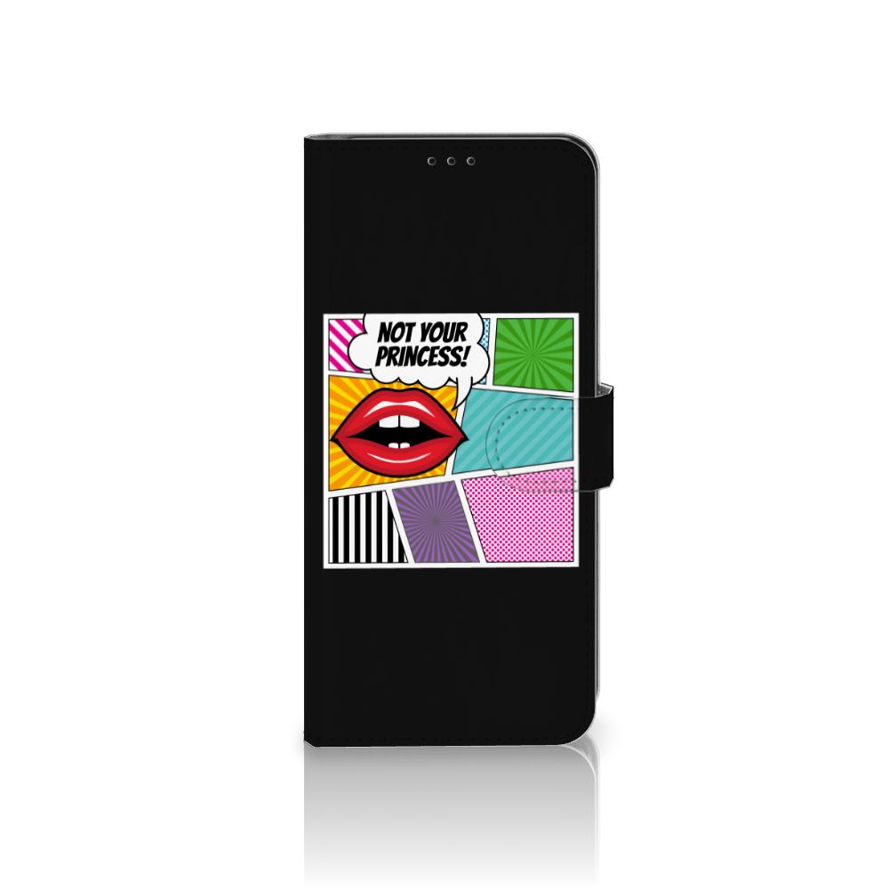 Samsung Galaxy S21 Ultra Wallet Case met Pasjes Popart Princess