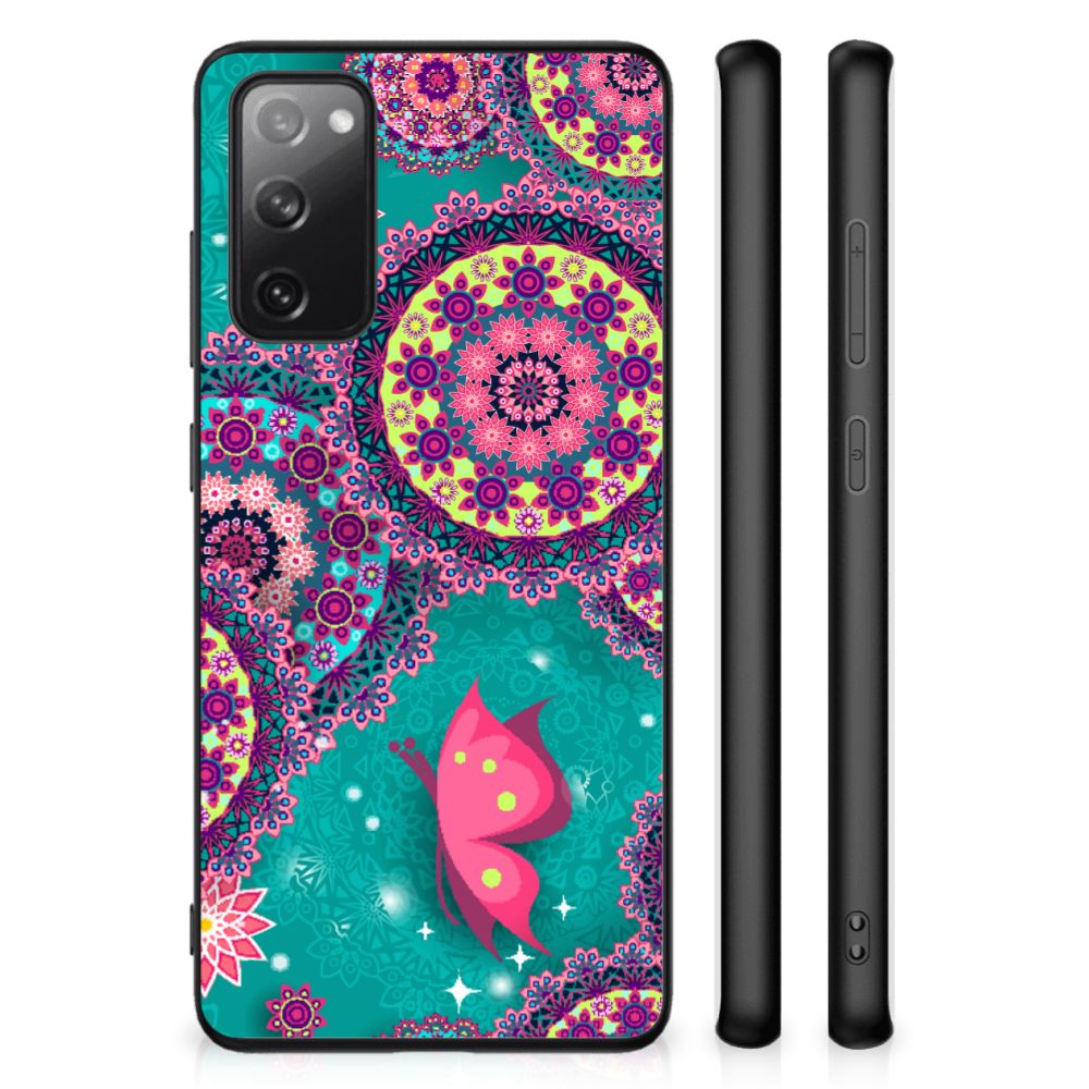 Samsung Galaxy S20 FE Leuk Telefoonhoesje Cirkels en Vlinders B2C Telecom