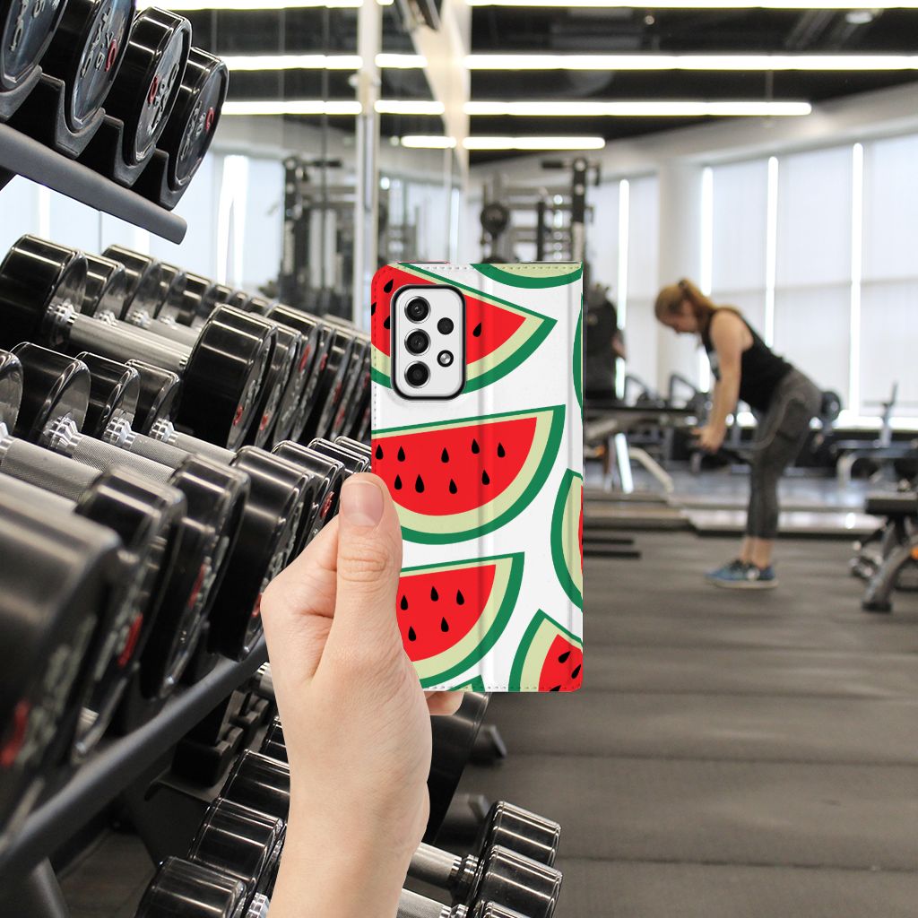Samsung Galaxy A73 Flip Style Cover Watermelons - B2C Telecom