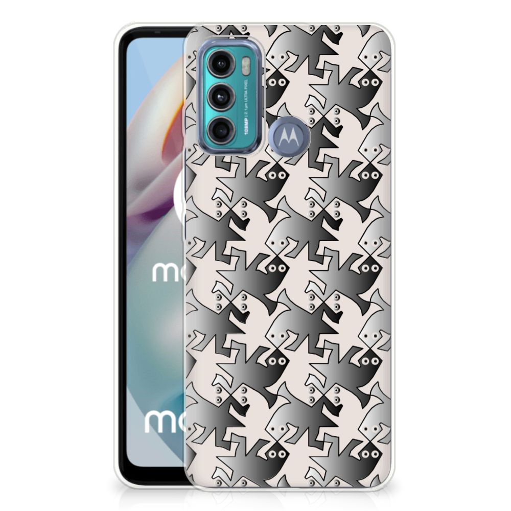 Motorola Moto G60 TPU Hoesje Salamander Grey B2C Telecom