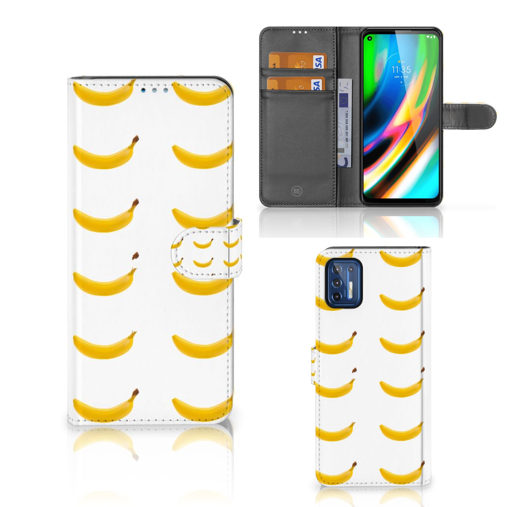 Motorola Moto G9 Plus Book Cover Banana