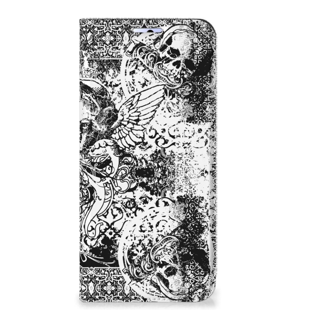 Mobiel BookCase Motorola Moto G31 | G41 Skulls Angel