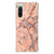 Sony Xperia 10 V Anti-Shock Hoesje Marmer Oranje