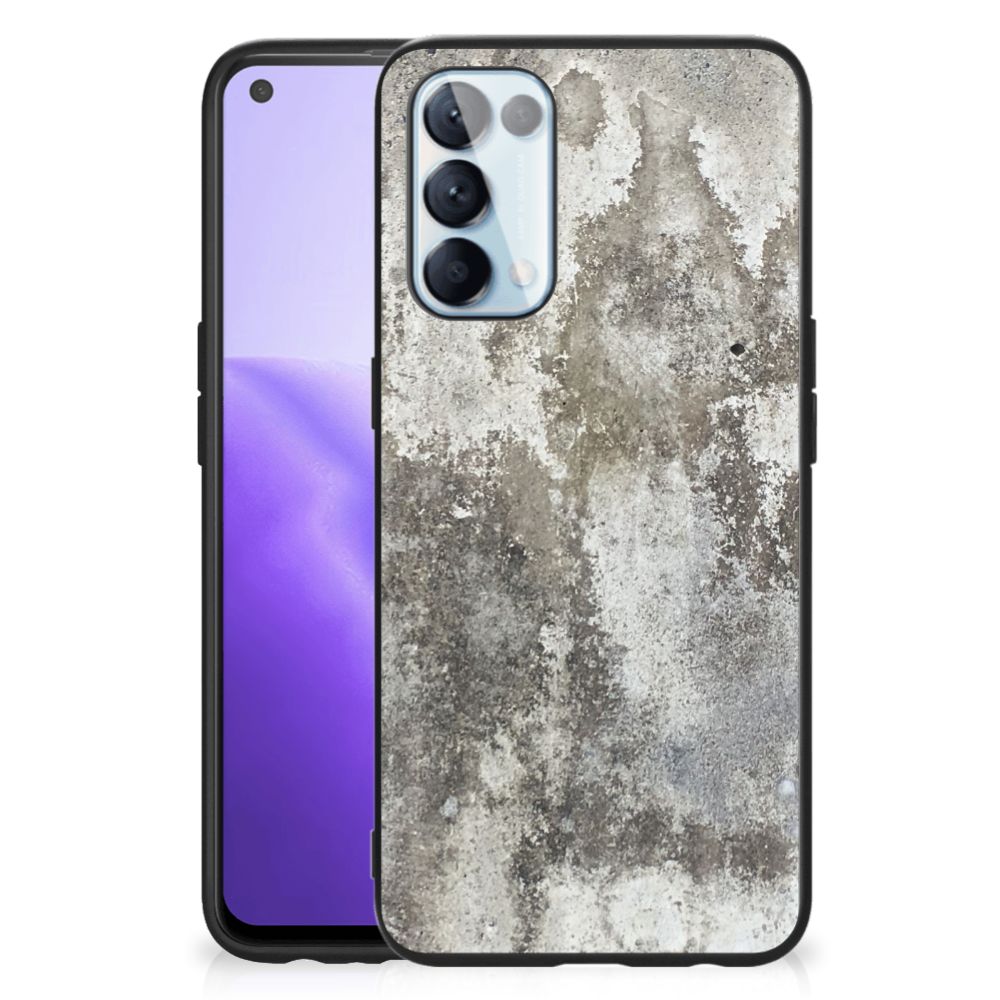 OPPO Reno5 5G | Find X3 Lite Marmeren Print Telefoonhoesje Beton Print