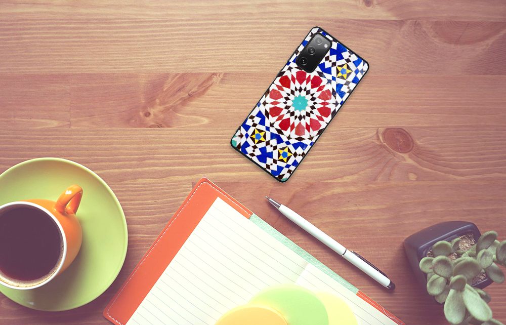 Samsung Galaxy S20 FE Marmeren Print Telefoonhoesje Mozaïek B2C Telecom