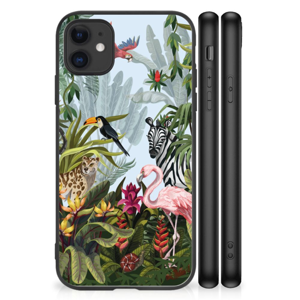 Dierenprint Telefoonhoesje voor iPhone 11 Jungle B2C Telecom
