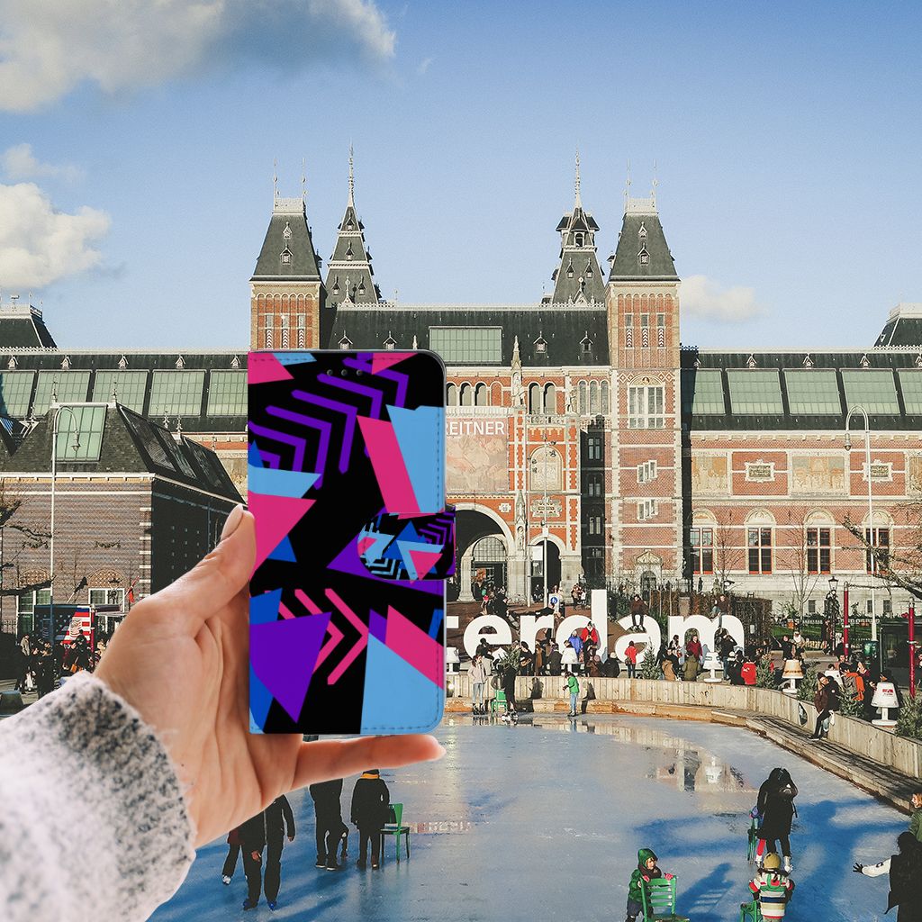 Huawei P10 Lite Book Case Funky Triangle