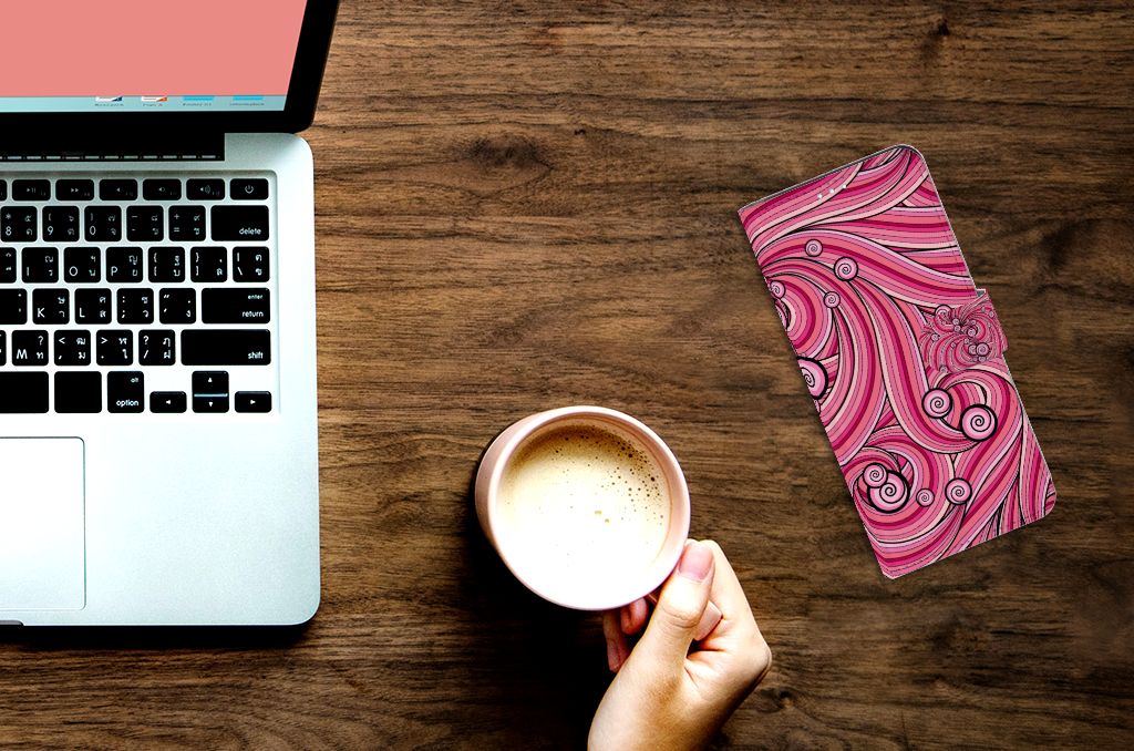 Xiaomi Mi 10T Lite Hoesje Swirl Pink