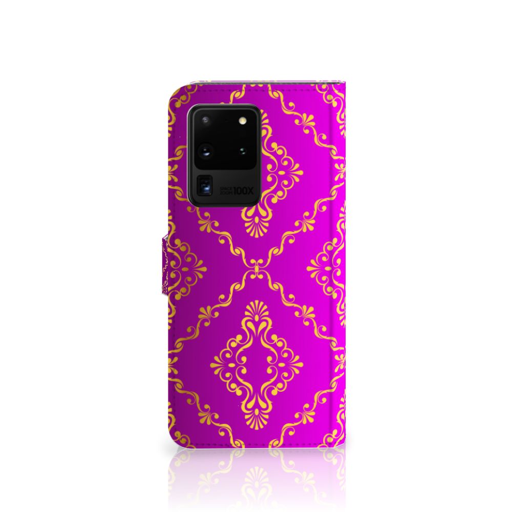 Wallet Case Samsung Galaxy S20 Ultra Barok Roze