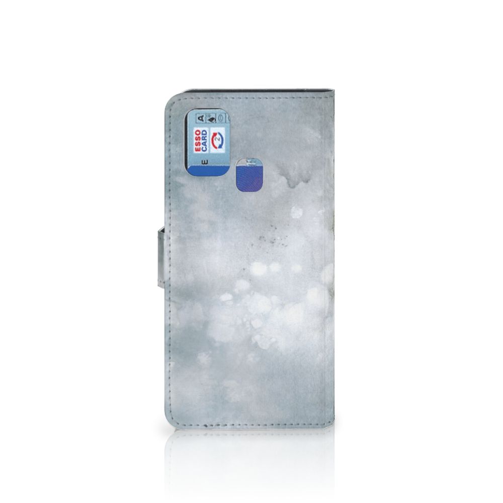 Hoesje Samsung Galaxy M31 Painting Grey