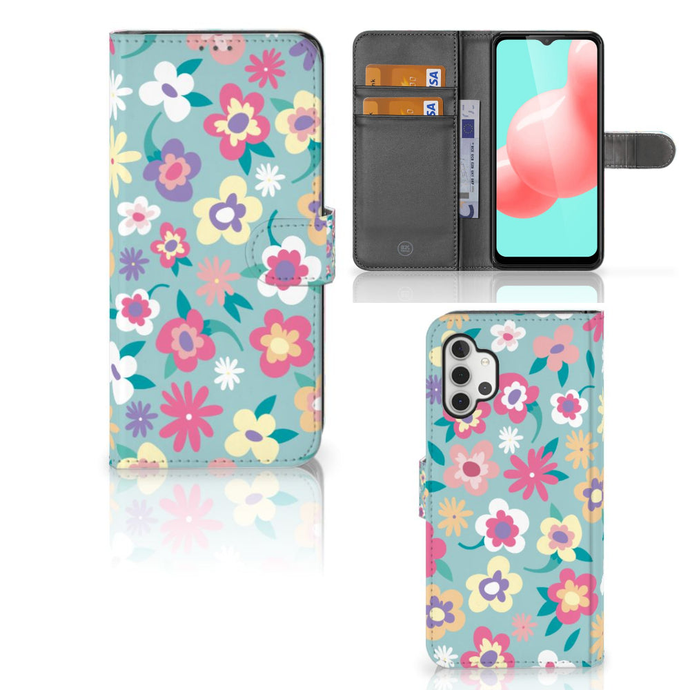 Samsung Galaxy A32 5G Hoesje Flower Power