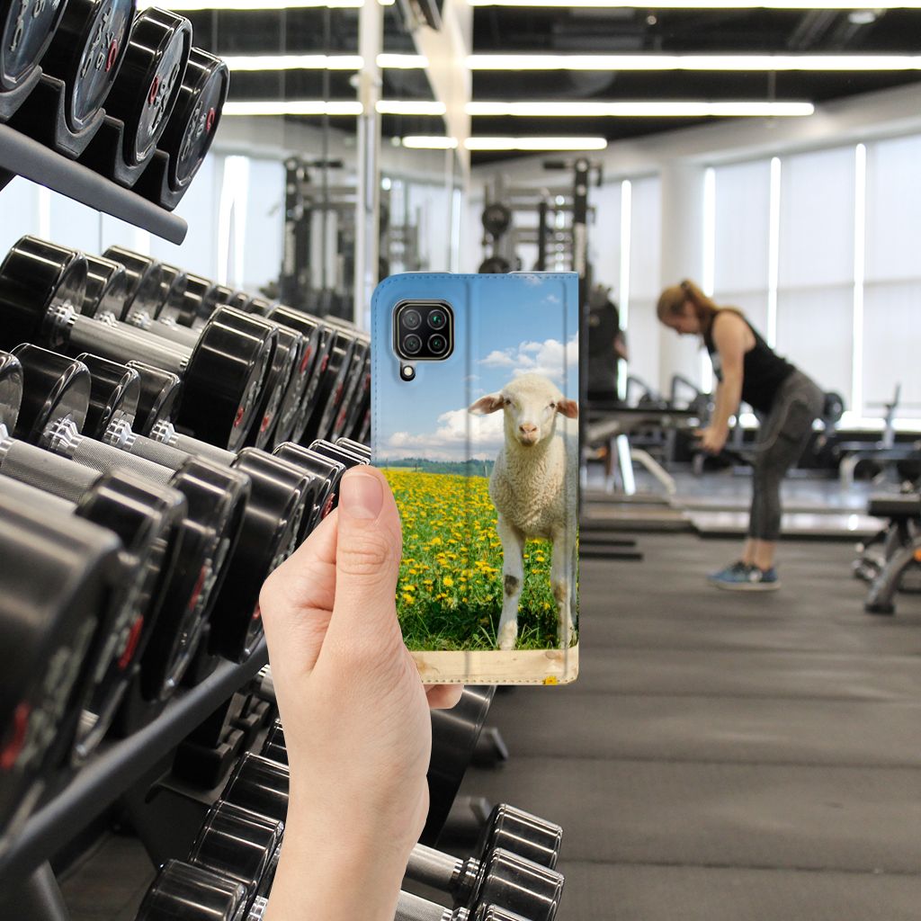 Huawei P40 Lite Hoesje maken Schaap en Lammetje