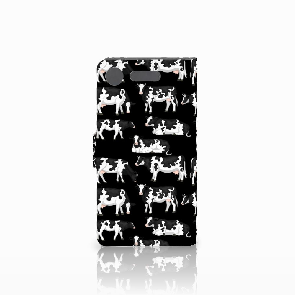 Sony Xperia XZ1 Telefoonhoesje met Pasjes Koetjes