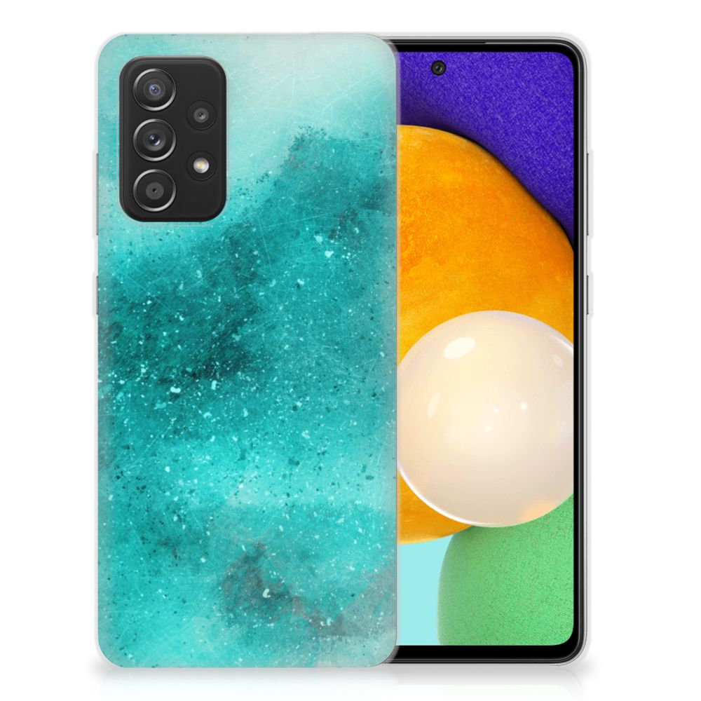 Hoesje maken Samsung Galaxy A52 (5G/4G) Painting Blue