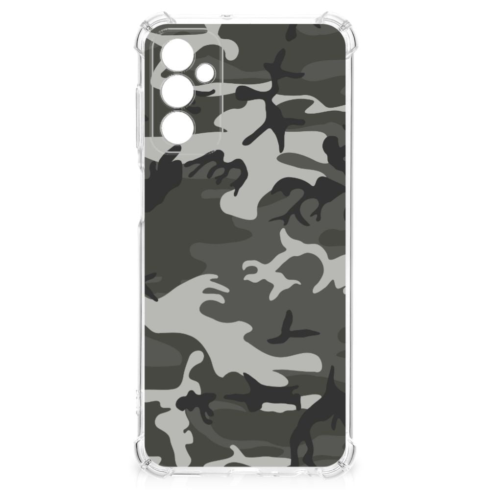 Samsung Galaxy M13 4G | M23 Doorzichtige Silicone Hoesje Army Light B2C Telecom