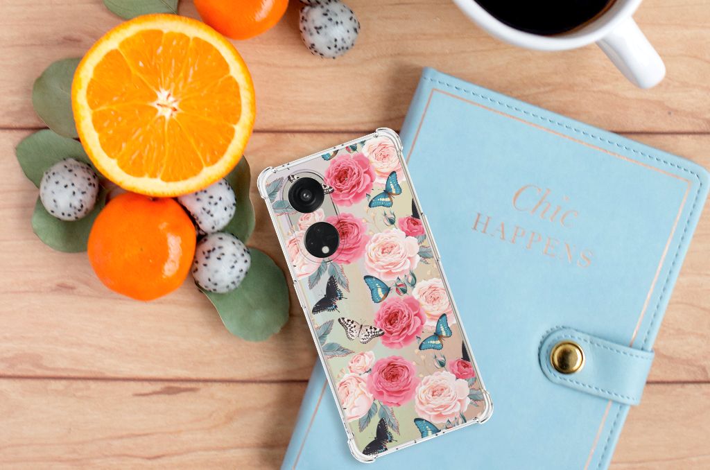 OPPO Reno8 T 5G Case Butterfly Roses B2C Telecom
