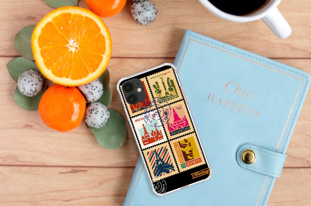 Apple iPhone 11 Telefoonhoesje met valbescherming Postzegels