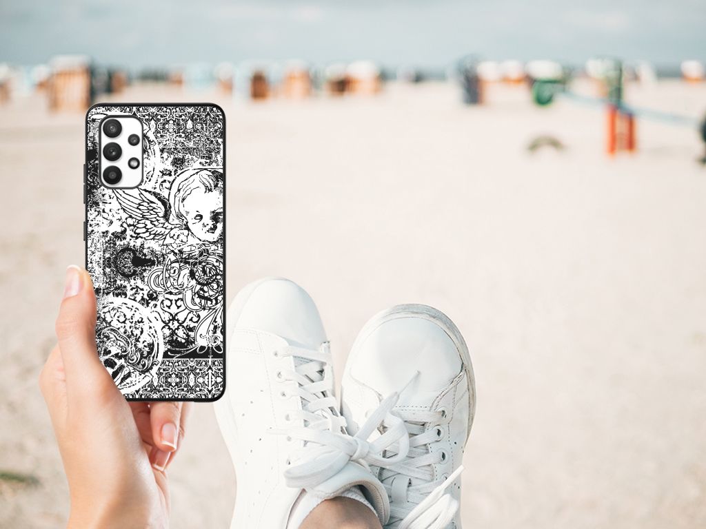 Telefoonhoesje Samsung Galaxy A32 4G | A32 5G Enterprise Editie Skulls Angel B2C Telecom