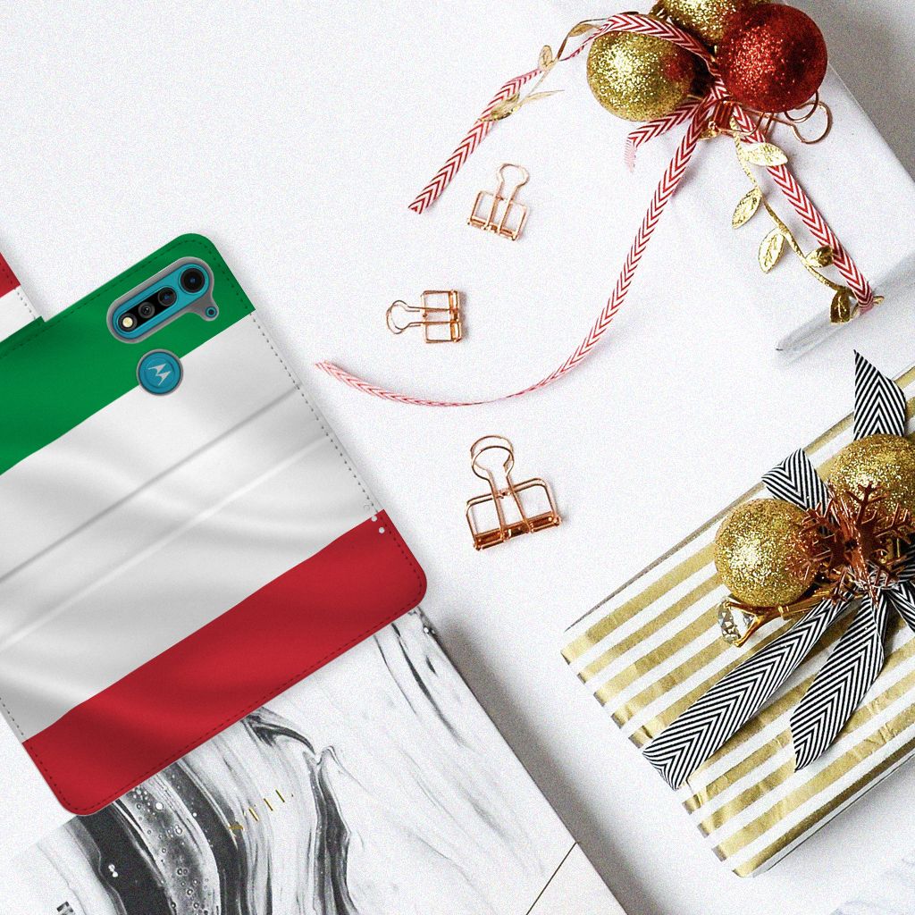 Motorola G8 Power Lite Bookstyle Case Italië