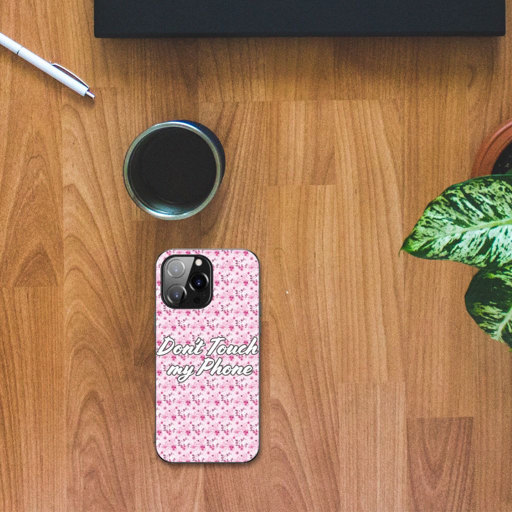 iPhone 14 Pro Max Telefoon Hoesje Flowers Pink DTMP B2C Telecom