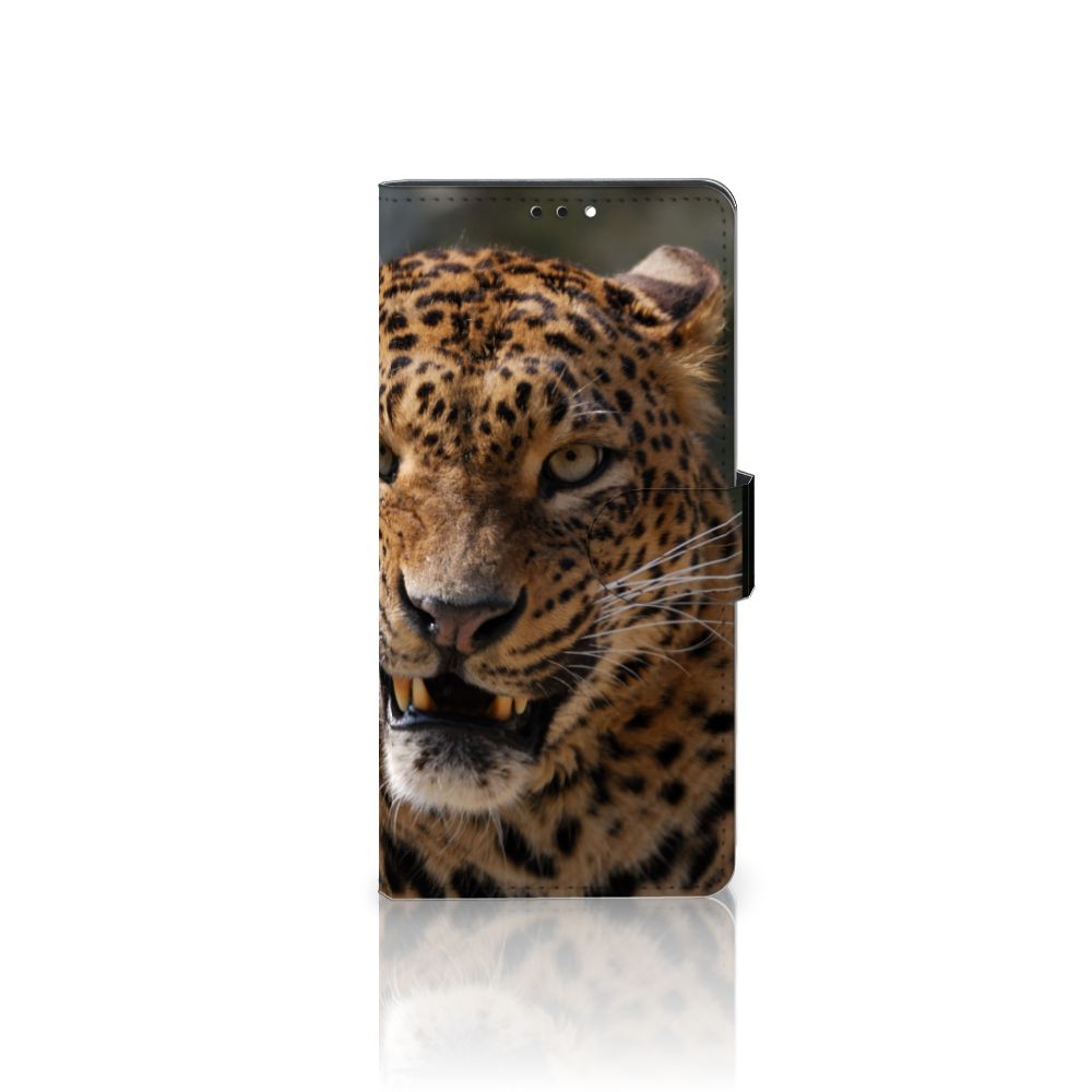 Xiaomi Redmi Note 10 Pro Telefoonhoesje met Pasjes Luipaard