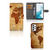 Samsung Galaxy A23 Flip Cover Wereldkaart