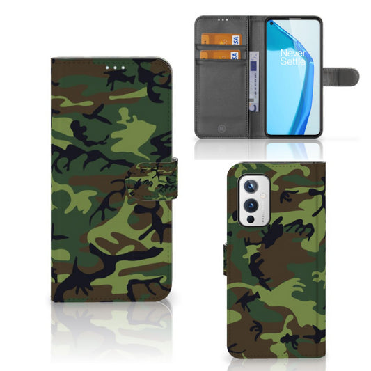 OnePlus 9 Telefoon Hoesje Army Dark