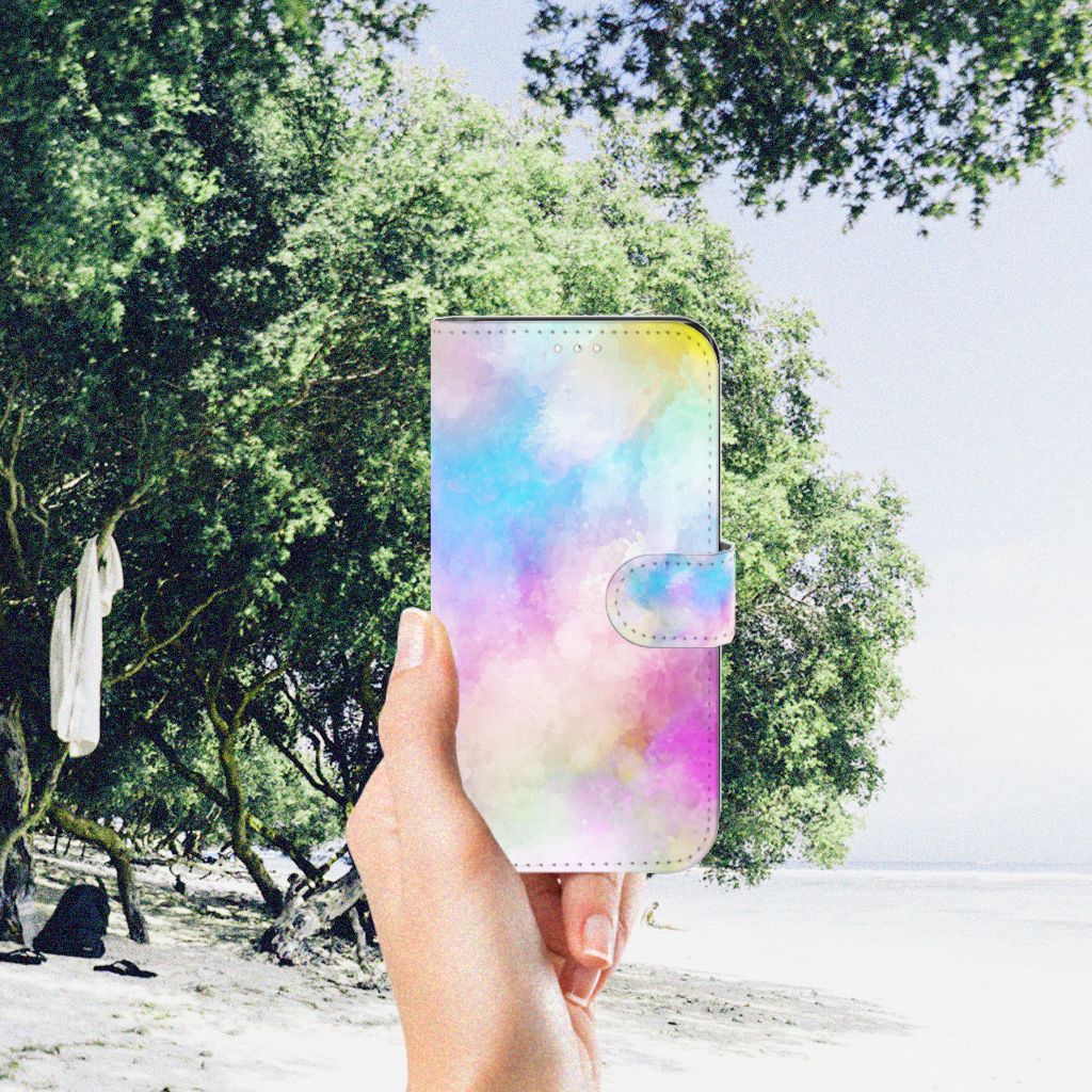 Hoesje Samsung Galaxy S23 Watercolor Light met pastelkleuren, perfect voor een unieke uitstraling.