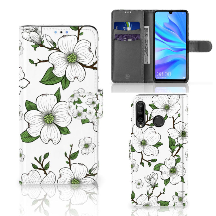 Huawei P30 Lite (2020) Hoesje Dogwood Flowers