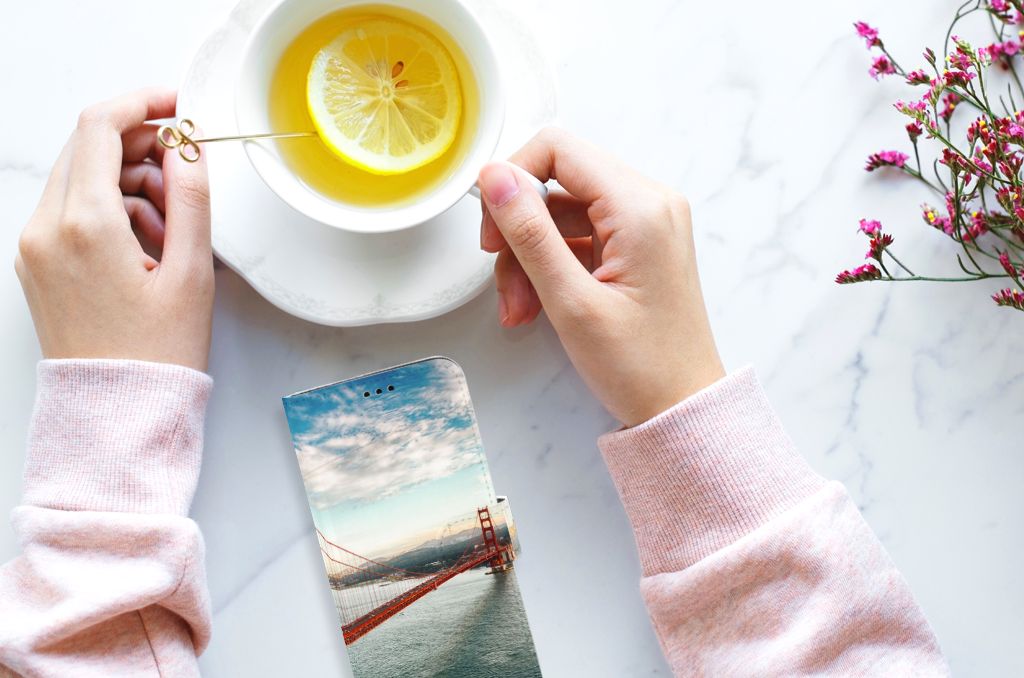 Samsung Galaxy S9 Plus Flip Cover Golden Gate Bridge